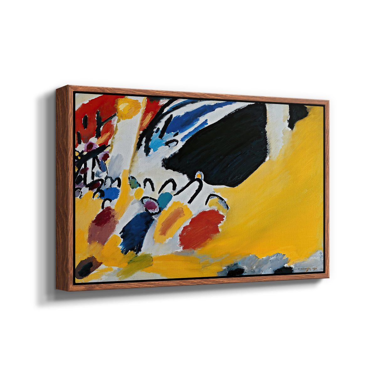 Impression III (Concert), 1911 - Floater Framed Canvas Print