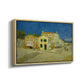 The Yellow House (The Street), 1888 - Floater Framed Canvas Print