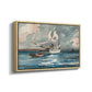 Sloop, Nassau, 1899 - Floater Framed Canvas Print