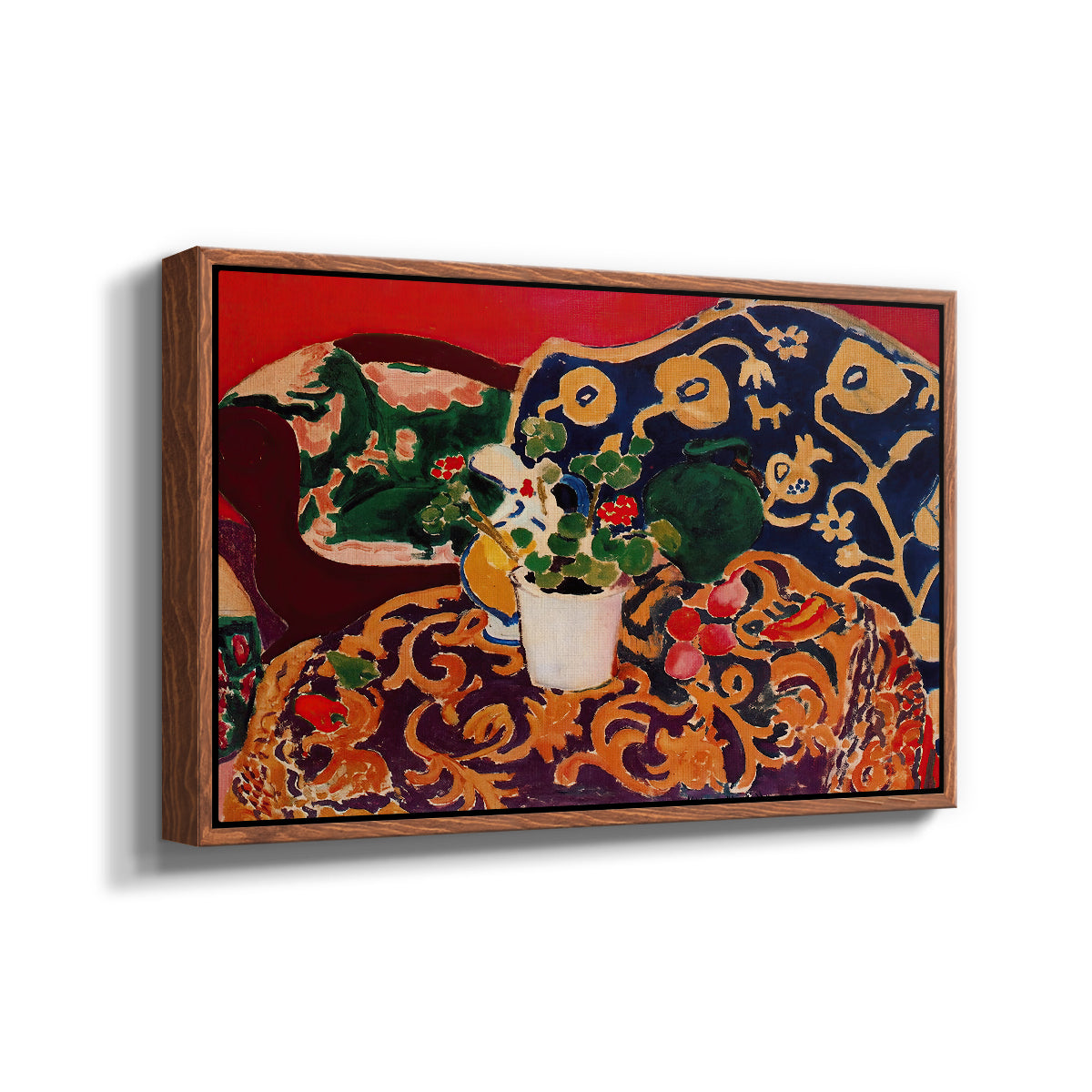 Spanish Still Life, c. 1910 - Floater Framed Canvas Print