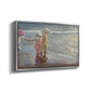 The Three Sisters on the Beach, 1908 - Floater Framed Canvas Print