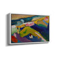 Murnau Mountain Landscape with Church, 1910 - Floater Framed Canvas Print