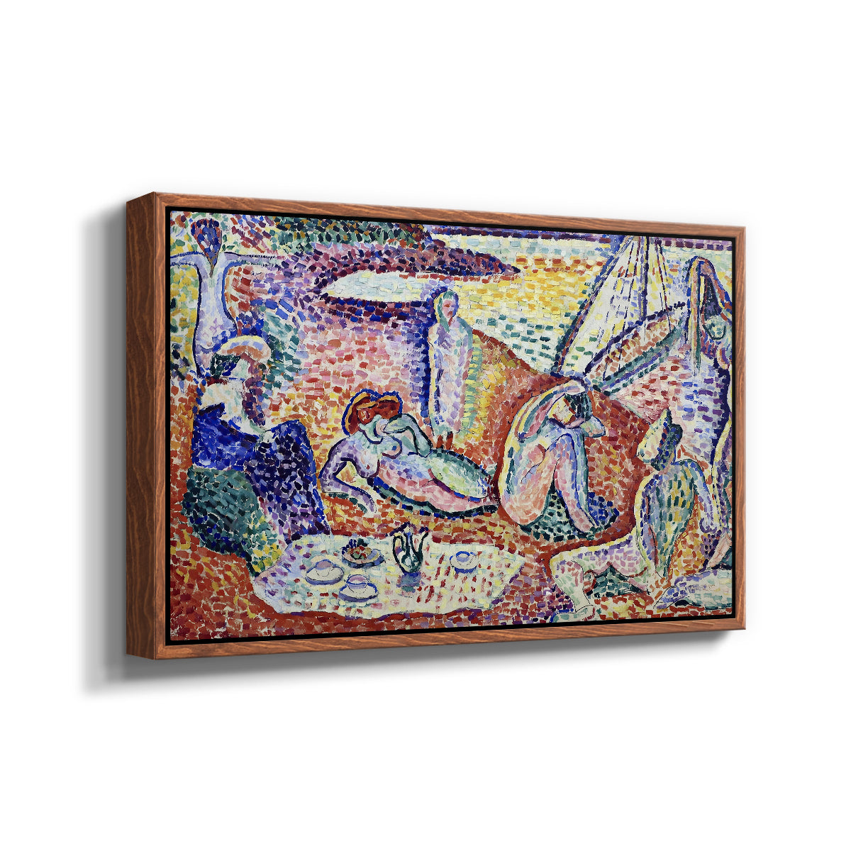 Luxe, Calme et Volupté, 1904 - Floater Framed Canvas Print