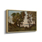 The Banks of the Allier, 1894 - Floater Framed Canvas Print