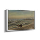 Storm at Rügen, 1882 - Floater Framed Canvas Print