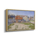 Gasometers at Clichy, 1886 - Floater Framed Canvas Print