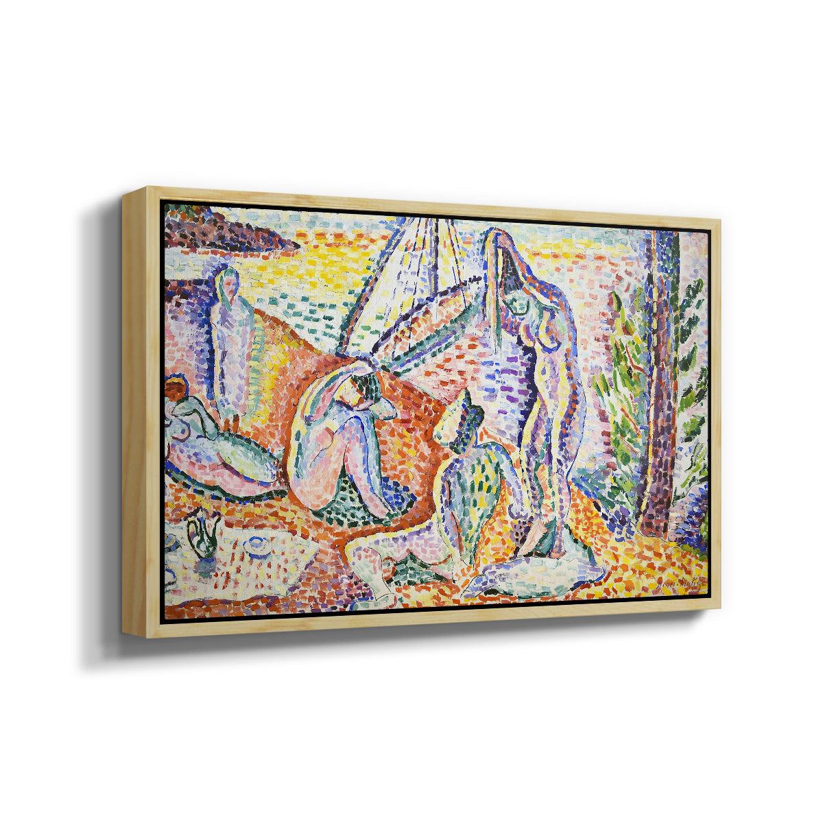 Luxe, Calme et Volupté, 1904 - Floater Framed Canvas Print