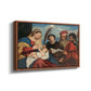 Mary and Child with Saints Stephen, Jerome and Maurice, c. 1510 - Floater Framed Canvas Print
