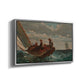 Breezing Up (A Fair Wind), 1873-1876 - Floater Framed Canvas Print
