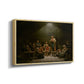 Low Church Devotion (Haugianerne), 1848 - Floater Framed Canvas Print