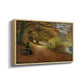 A Wooded Path in Autumn, 1902 - Floater Framed Canvas Print