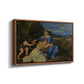 The Aldobrandini Madonna, 1532 - Floater Framed Canvas Print