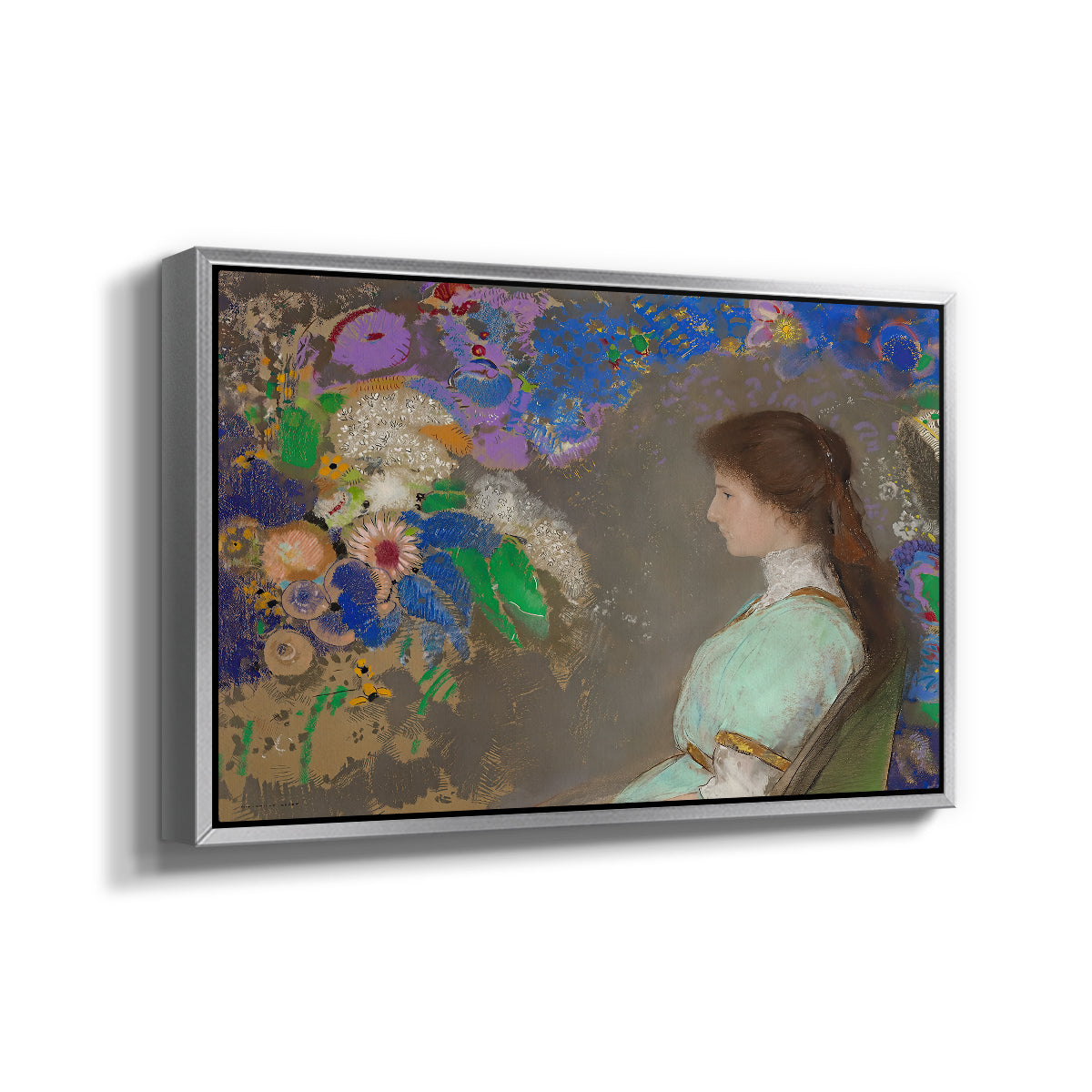 Portrait of Violette Heymann, 1910 - Floater Framed Canvas Print