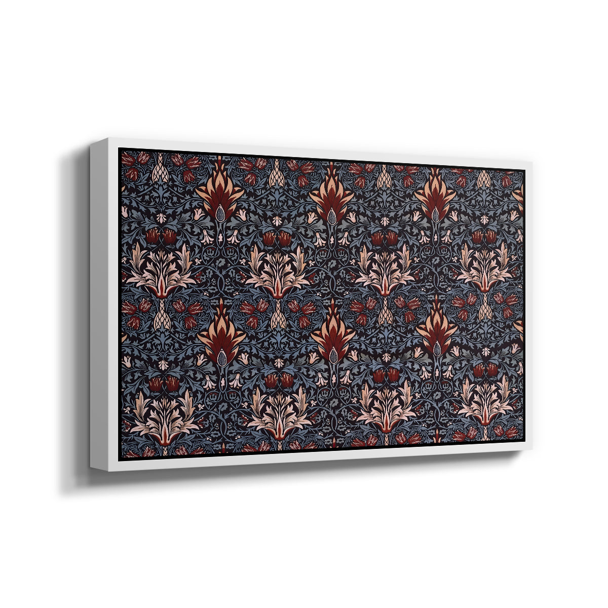 Snakeshead (Printed Textile), c. 1876 - Floater Framed Canvas Print