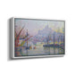 The Port of Marseille, 1905 - Floater Framed Canvas Print