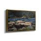 Hudson River, 1892 - Floater Framed Canvas Print