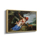 Venus and Adonis, 1632 - Floater Framed Canvas Print