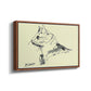 Cat (Le chat), c. 1961 - Floater Framed Canvas Print