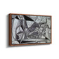 Goat's Skull, Bottle and Candle, 1952 - Floater Framed Canvas Print