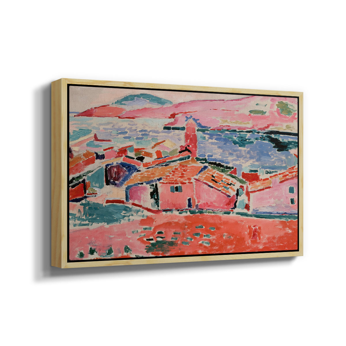 View of Collioure, 1905 - Floater Framed Canvas Print