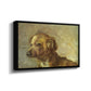 Cliper, the Artist's Dog, 1895 - Floater Framed Canvas Print