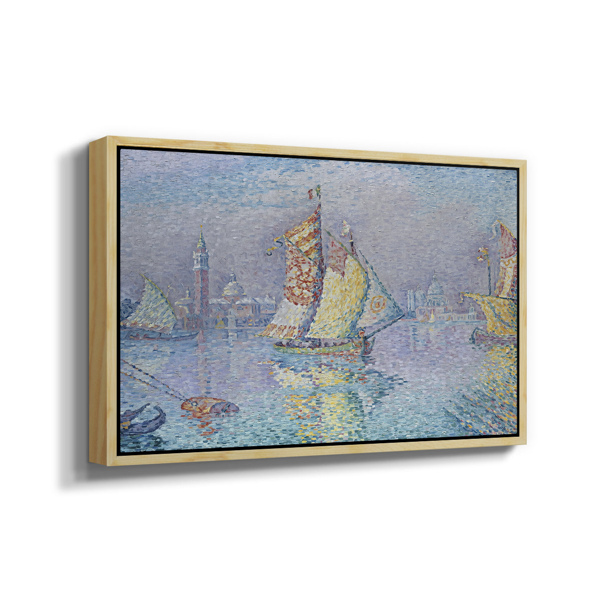 Venice, the Yellow Sail, 1904 - Floater Framed Canvas Print