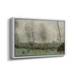 Washerwomen in a Willow Grove, c. 1871 - Floater Framed Canvas Print