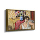 Woman Seated in an Armchair, c. 1920 - Floater Framed Canvas Print