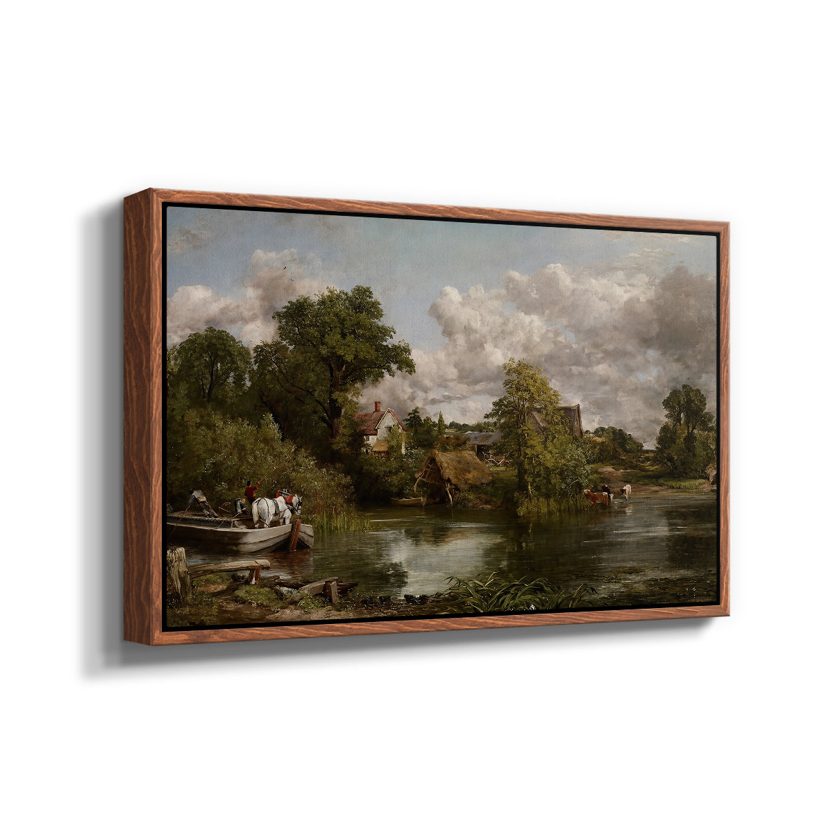 The White Horse, 1819 - Floater Framed Canvas Print