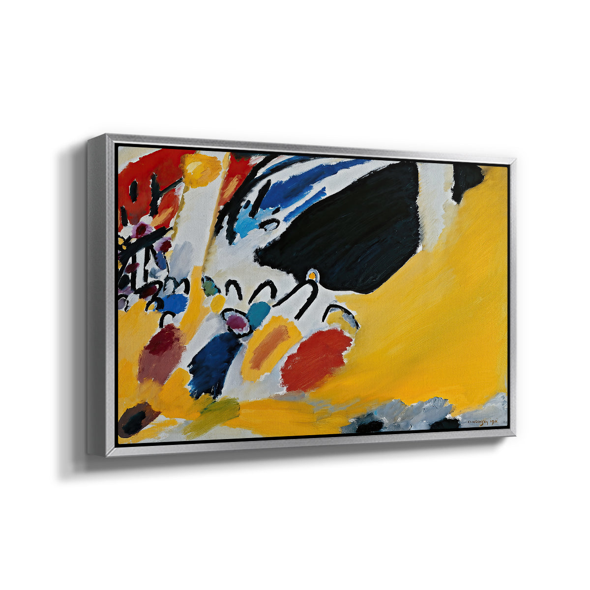 Impression III (Concert), 1911 - Floater Framed Canvas Print