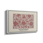 Examples of Chinese Ornament, Pl. XCIII (Morris Inspired), 1867 - Floater Framed Canvas Print