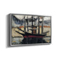 Two Boats Side by Side, Port of Marseilles, c. 1916 - Floater Framed Canvas Print