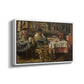 The Meal (De maaltijd), c. 1885 - Floater Framed Canvas Print