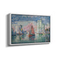 Entrance to the Port of La Rochelle, 1921 - Floater Framed Canvas Print
