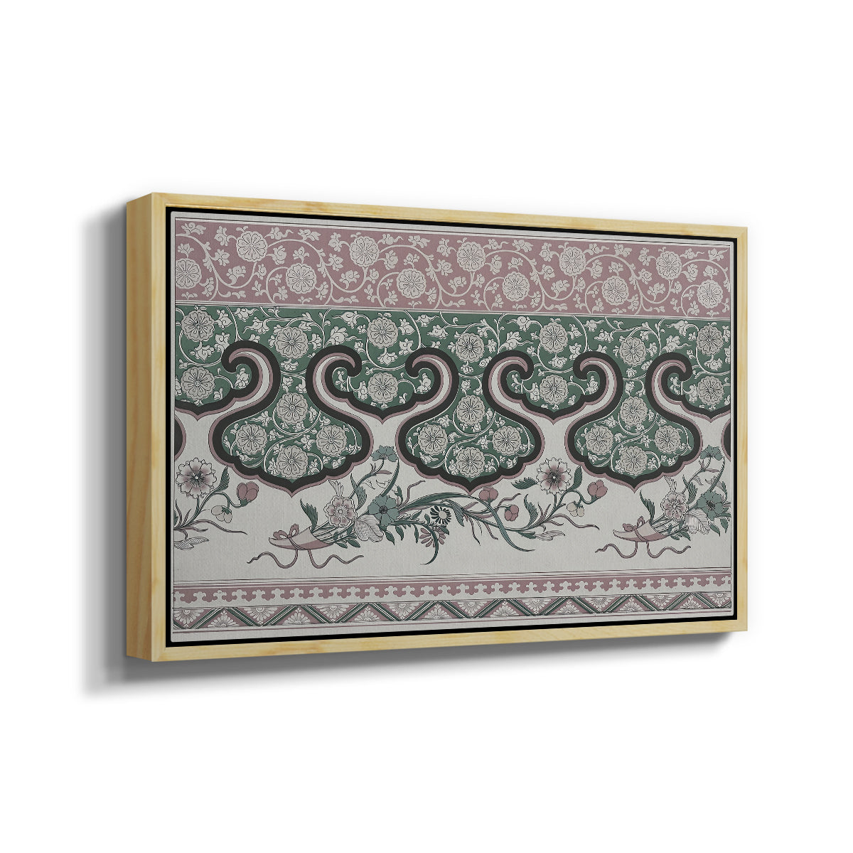 Examples of Chinese Ornament, Pl. LXXVI, 1867 - Floater Framed Canvas Print