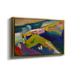 Murnau Mountain Landscape with Church, 1910 - Floater Framed Canvas Print