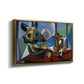 Still Life with Bull's Skull, 1939 - Floater Framed Canvas Print