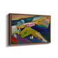 Murnau Mountain Landscape with Church, 1910 - Floater Framed Canvas Print