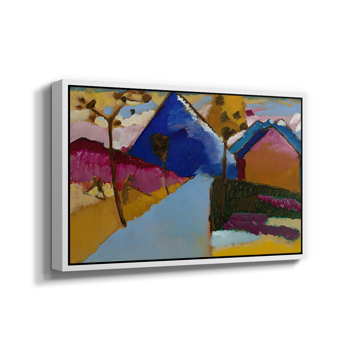 Kochel Straight Street, 1909 - Floater Framed Canvas Print