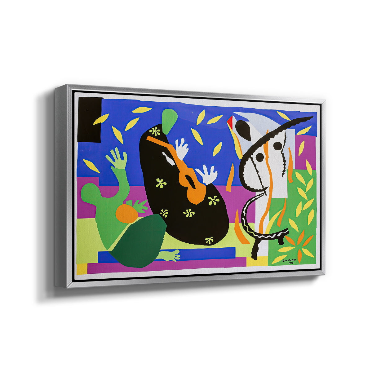 The Sorrows of the King, 1952 - Floater Framed Canvas Print