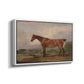 A Hunter in a Landscape, c. 1810 - Floater Framed Canvas Print