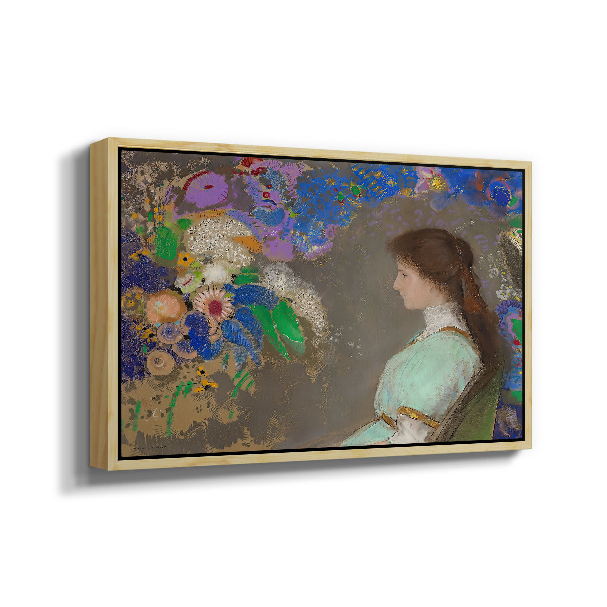 Portrait of Violette Heymann, 1910 - Floater Framed Canvas Print