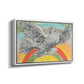 Flying Dove with Rainbow (Colombe volant à l'Arc-en-ciel), 1952 - Floater Framed Canvas Print