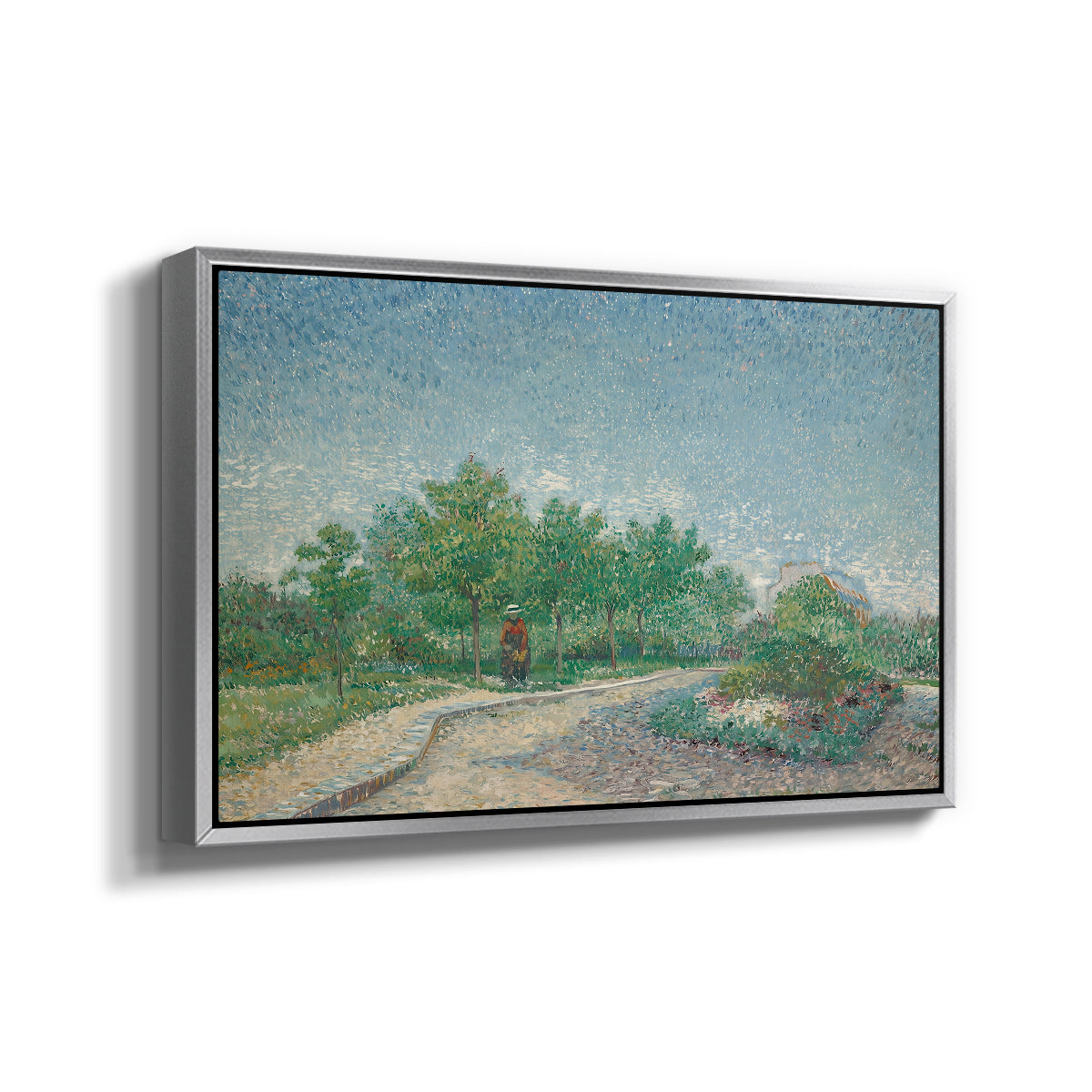 Square Saint-Pierre, Paris, 1887 - Floater Framed Canvas Print