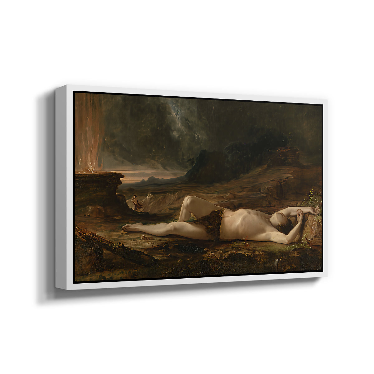 The Dead Abel, 1832 - Floater Framed Canvas Print