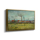 Factories at Clichy, 1887 - Floater Framed Canvas Print