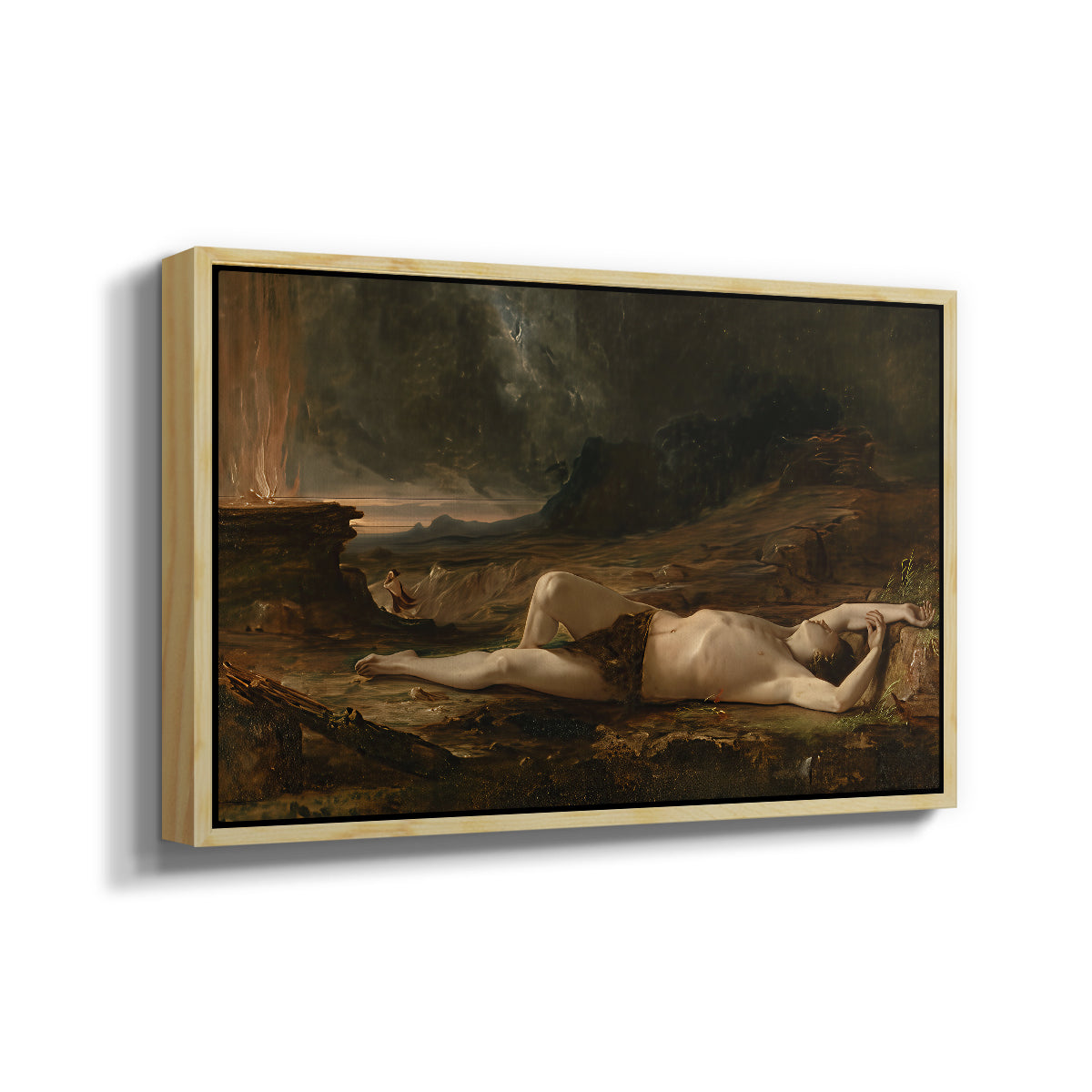 The Dead Abel, 1832 - Floater Framed Canvas Print
