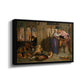The Flight of Madeline and Porphyro, 1848 - Floater Framed Canvas Print