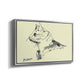 Cat (Le chat), c. 1961 - Floater Framed Canvas Print