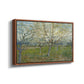 The Pink Orchard, 1888 - Floater Framed Canvas Print